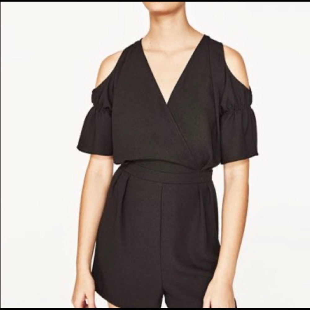 Zara black romper